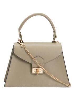 CHEVAL Made In Italy Leather Crocodile Satchel
